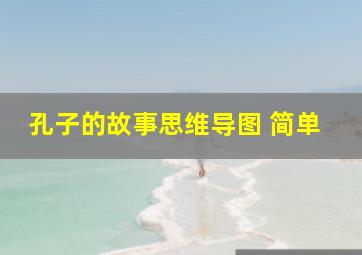 孔子的故事思维导图 简单